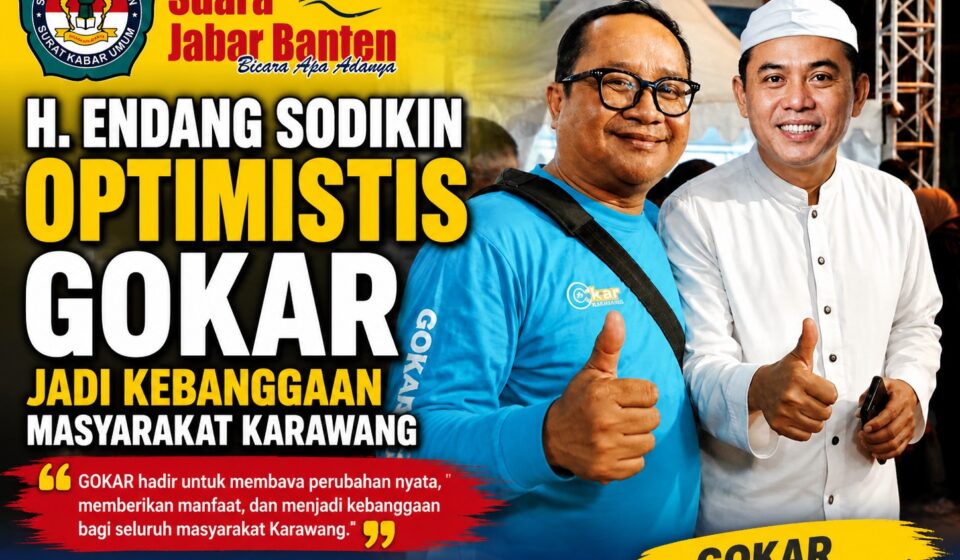 H. Endang Sodikin Optimistis GOKAR