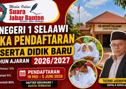 SD Negeri 1 Selaawi Buka Pendaftaran Peserta Didik Baru Tahun Ajaran 2026/2027