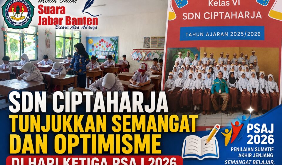 SDN Ciptaharja Tunjukkan Semangat dan Optimisme di Hari Ketiga PSAJ 2026