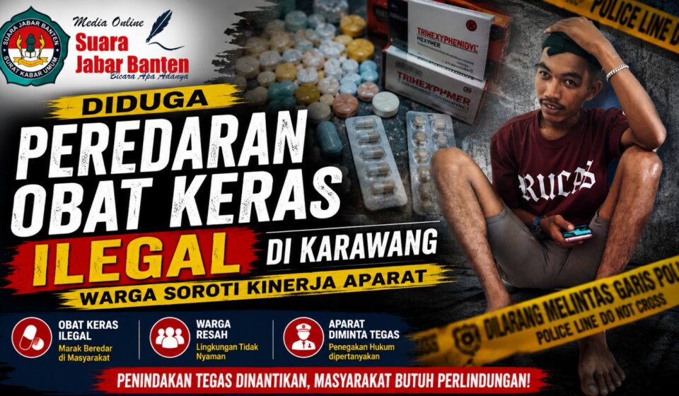Diduga Peredaran Obat Keras Ilegal di Karawang, Warga Soroti Kinerja Aparat