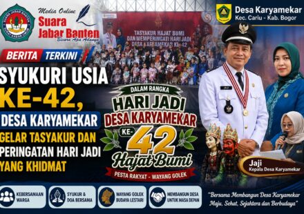 Syukuri Usia ke-42, Desa Karyamekar Gelar Tasyakur dan Peringatan Hari Jadi yang Khidmat
