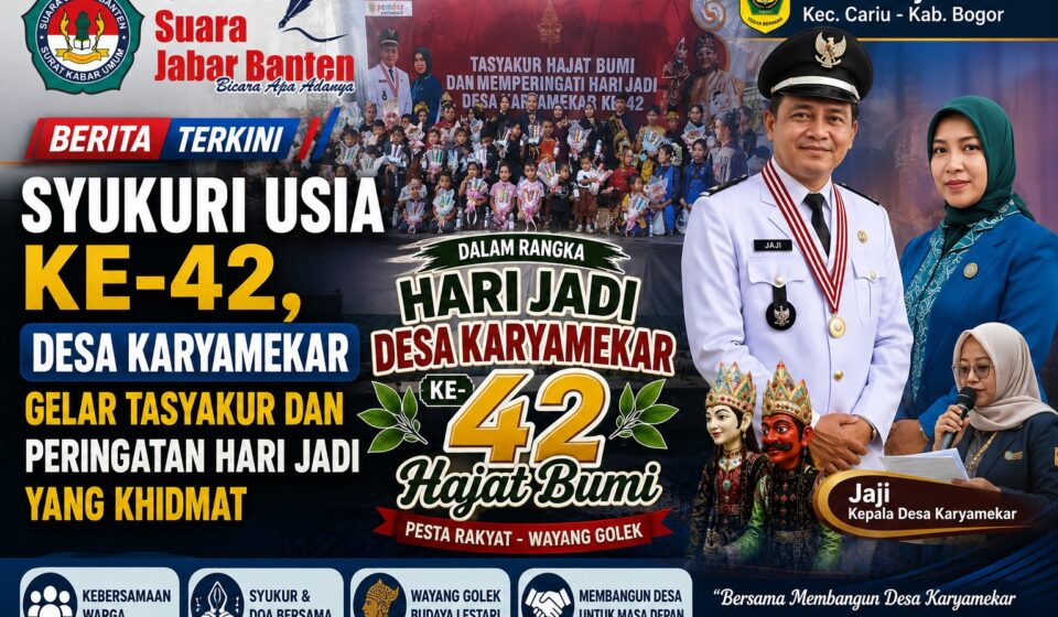 Syukuri Usia ke-42, Desa Karyamekar Gelar Tasyakur dan Peringatan Hari Jadi yang Khidmat
