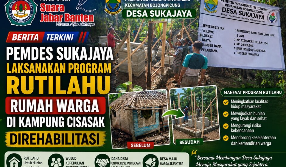 Pemdes Sukajaya Laksanakan Program Rutilahu