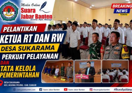 PELANTIKAN KETUA RT DAN RW DESA SUKARAMA