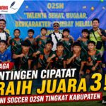 Kontingen Cipatat Raih Juara 3 Mini Soccer O2SN Tingkat Kabupaten
