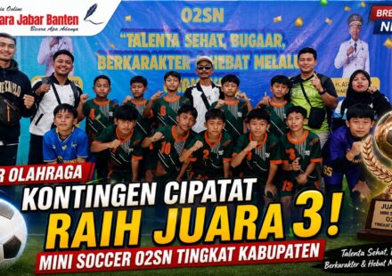 Kontingen Cipatat Raih Juara 3 Mini Soccer O2SN Tingkat Kabupaten