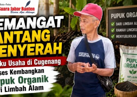 Semangat Pantang Menyerah, Pelaku Usaha di Cugenang Sukses Kembangkan Pupuk Organik dari Limbah Alam