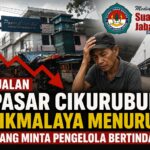Penjualan di Pasar Cikurubuk Tasikmalaya Menurun, Pedagang Minta Pengelola Bertindak