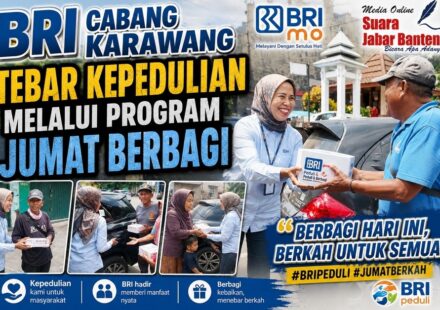 BRI Cabang Karawang Tebar Kepedulian Melalui Program Jumat Berbagi