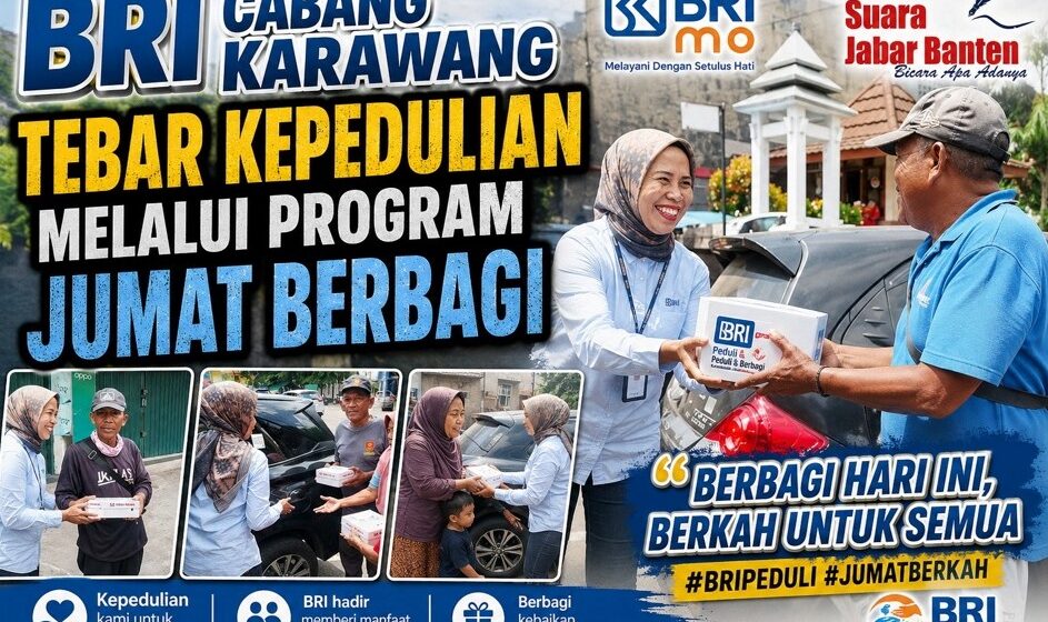 BRI Cabang Karawang Tebar Kepedulian Melalui Program Jumat Berbagi