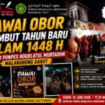 Pawai Obor Sambut Tahun Baru Islam 1448 H Digelar Ponpes Roudlatul Mubtadin Malangbong Garut GG