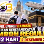 Travel Umroh Bahagia Pastikan Keberangkatan Umroh Reguler 12 Hari pada 2 Desember 2026